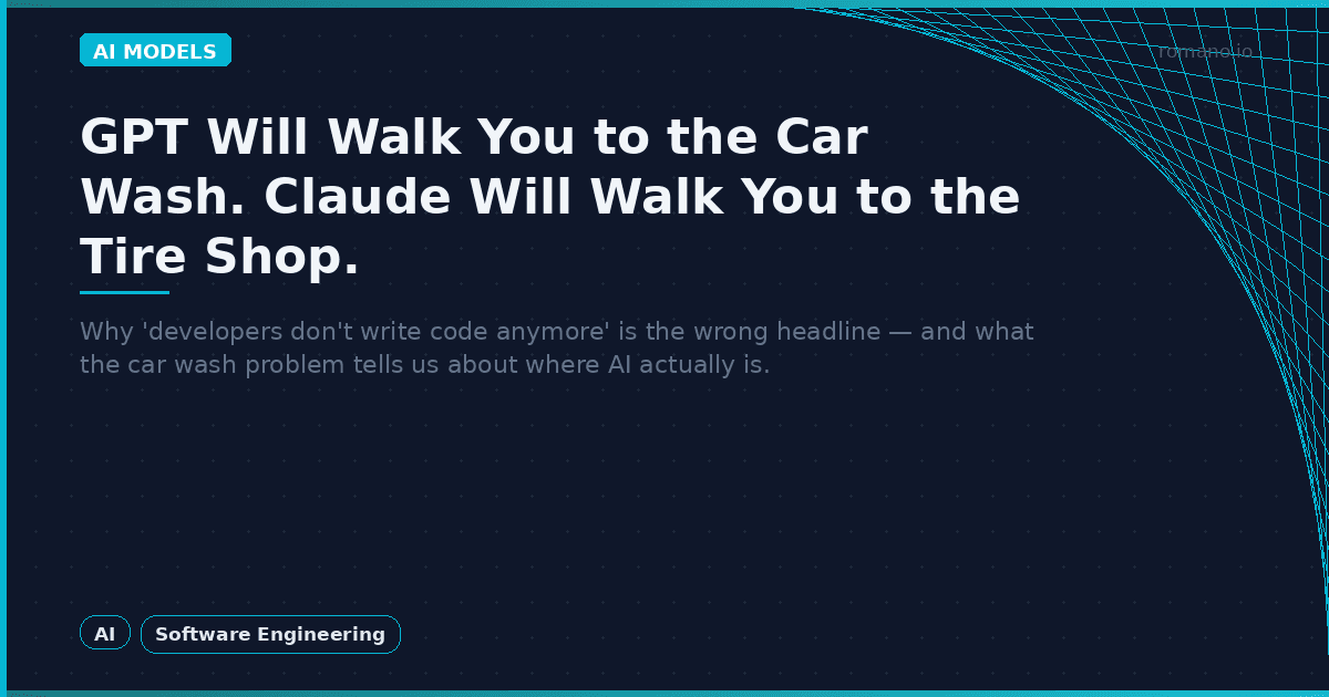 GPT Will Walk You to the Car Wash. Claude Will Walk You to the Tire Shop.